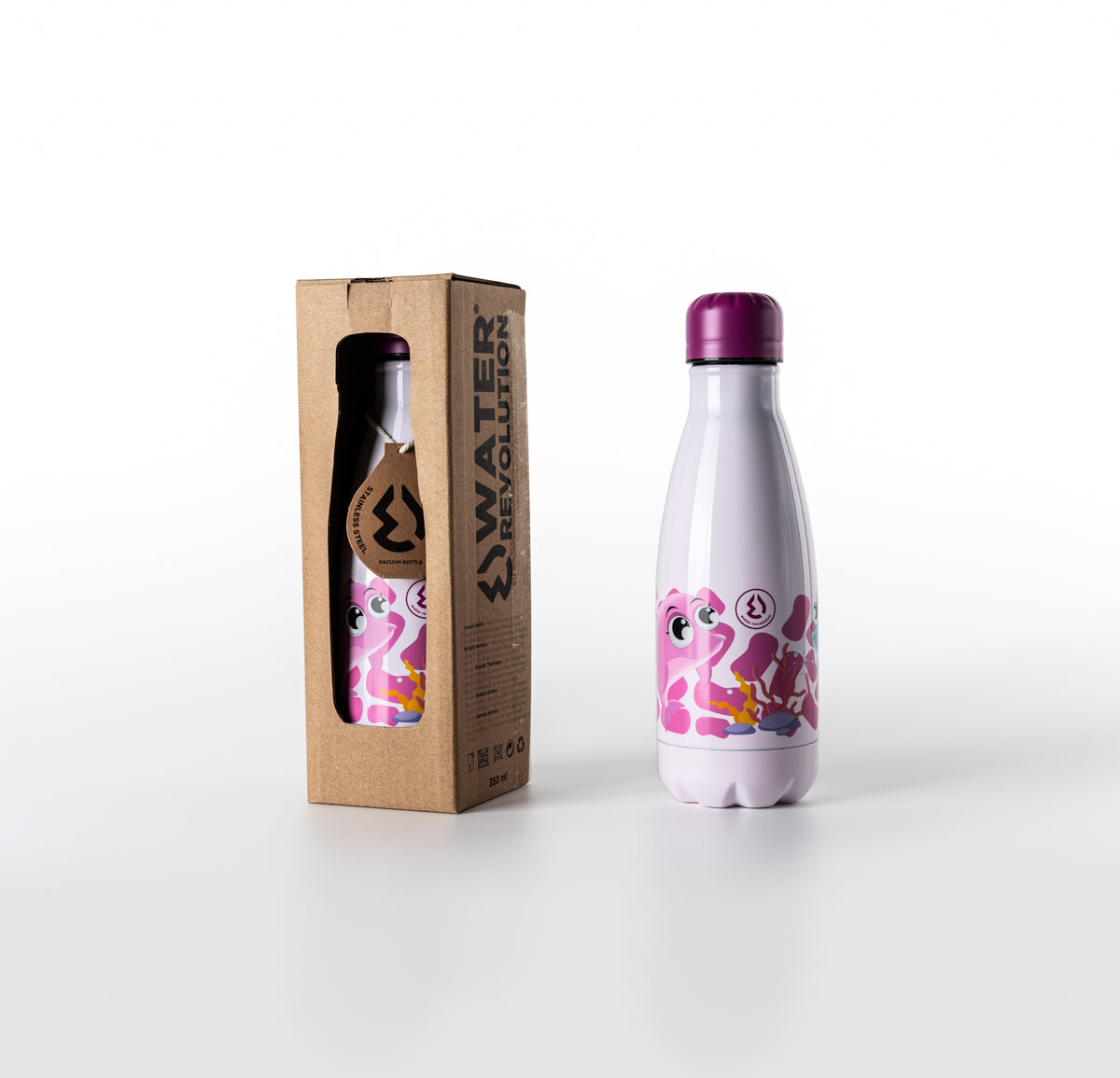 BOTELLA TERMICA INOX 350ML DELFINES